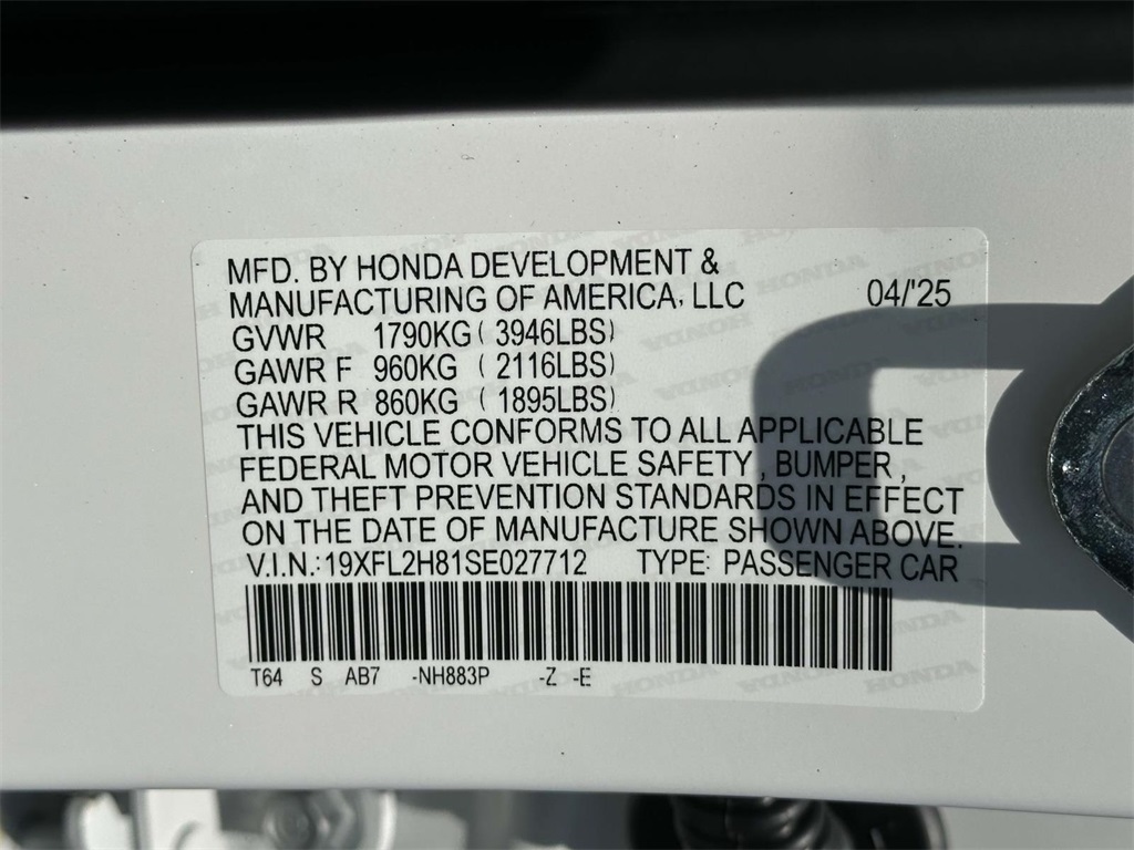 2025 Honda Civic Sport Image 28 of 28