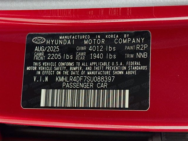 2025 Hyundai Elantra N Line Image 30 of 33