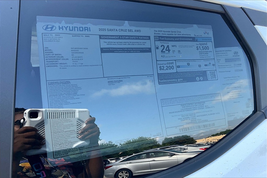 2025 Hyundai Santa Cruz SEL Image 14 of 15