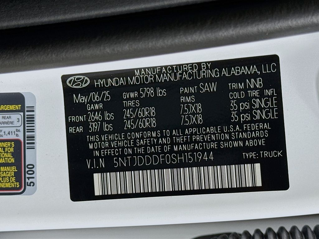 2025 Hyundai Santa Cruz XRT Image 28 of 32