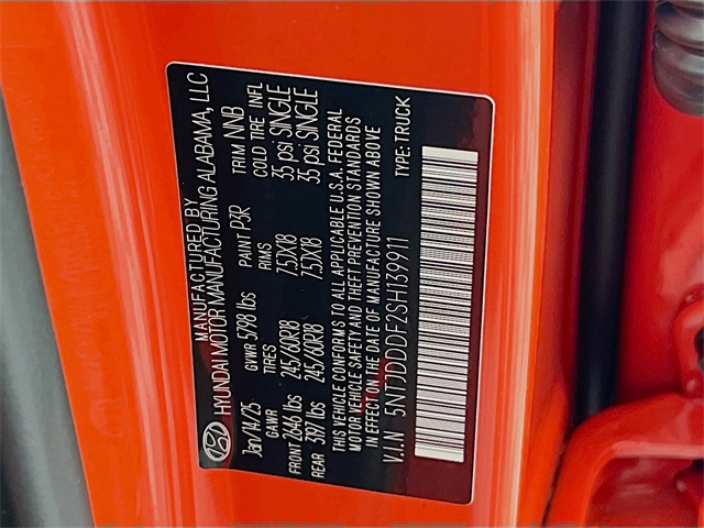 2025 Hyundai Santa Cruz XRT Image 35 of 35