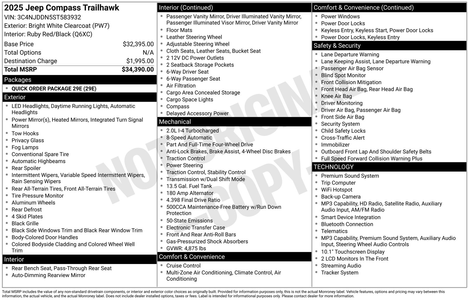 2025 Jeep Compass Trailhawk Image 2 of 5