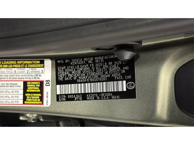 2025 Lexus ES 300h Image 20 of 26