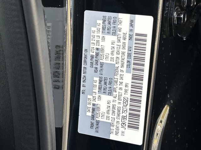 2025 Mazda CX-5 2.5 S Select Package Image 12 of 12