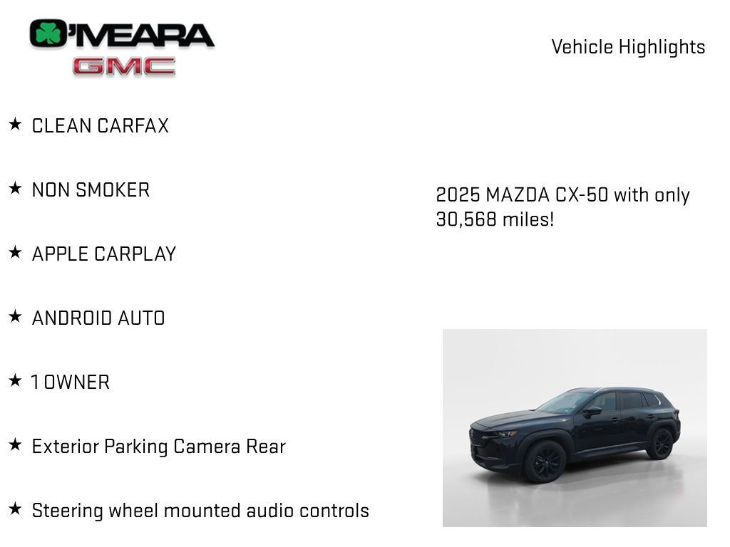 2025 Mazda CX-50 2.5 S Preferred Package Image 3 of 26