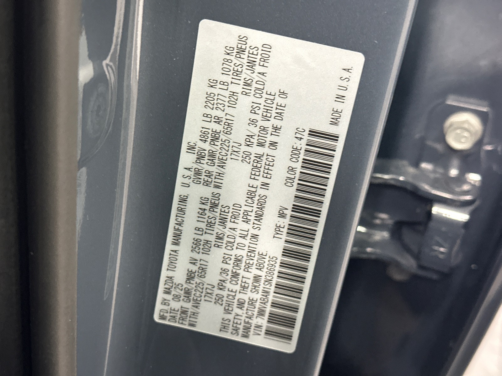 2025 Mazda CX-50 2.5 S Select Package Image 26 of 35