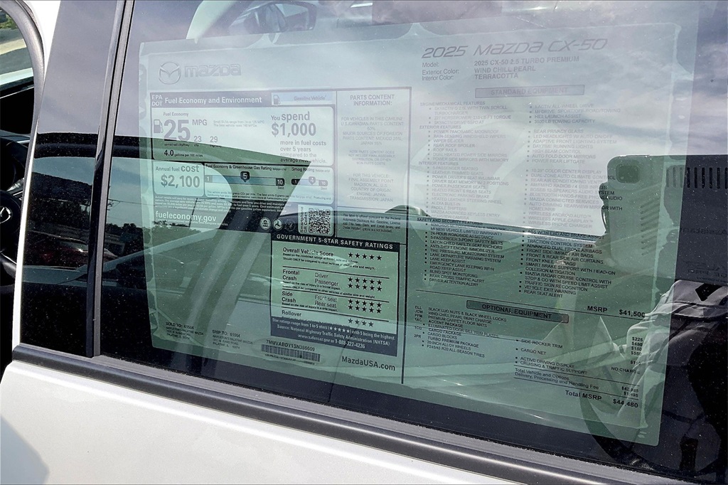 2025 Mazda CX-50 2.5 Turbo Premium Package Image 14 of 14