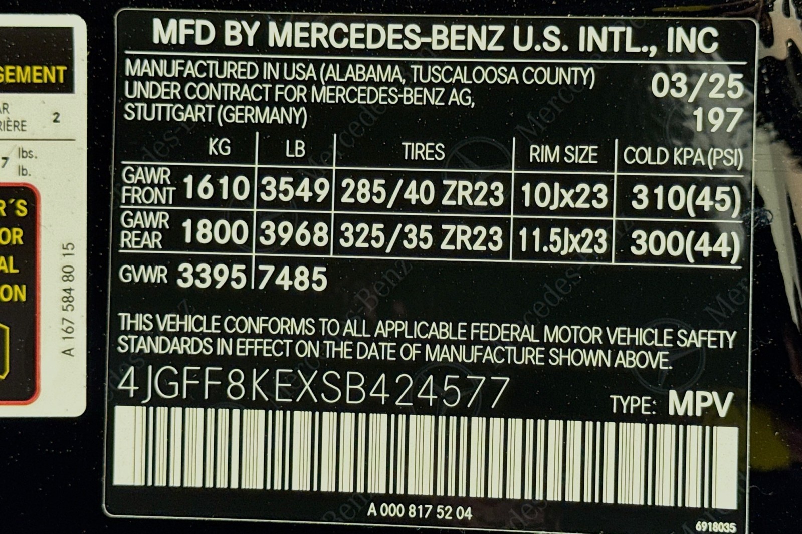 2025 Mercedes-Benz GLS AMG 63 Image 27 of 31