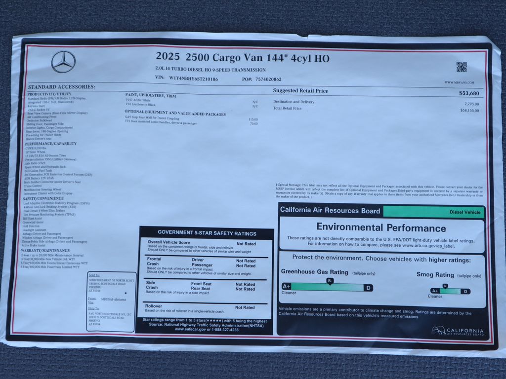 2025 Mercedes-Benz Sprinter Cargo Image 27 of 35