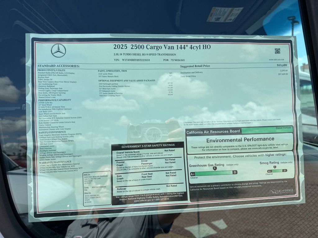 2025 Mercedes-Benz Sprinter Cargo Image 8 of 40