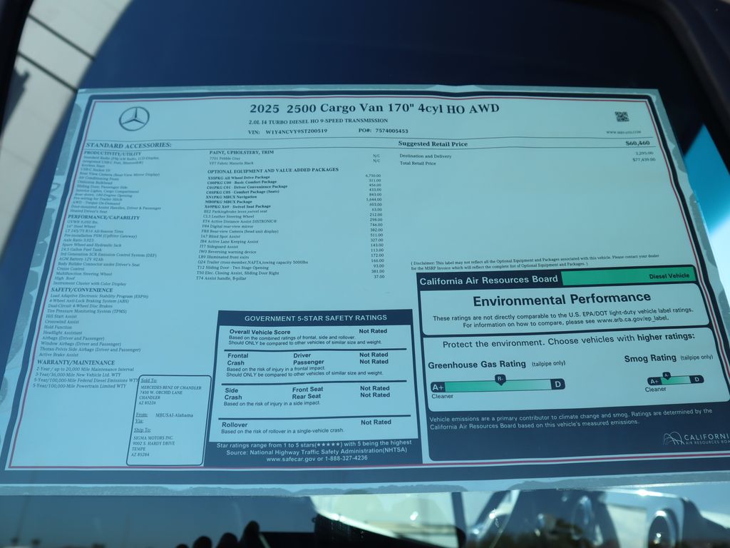 2025 Mercedes-Benz Sprinter Cargo Image 9 of 41