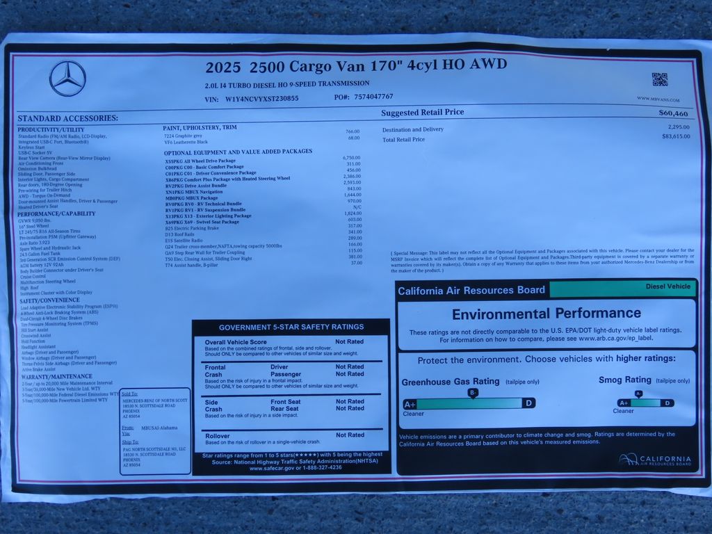 2025 Mercedes-Benz Sprinter Cargo Image 32 of 32