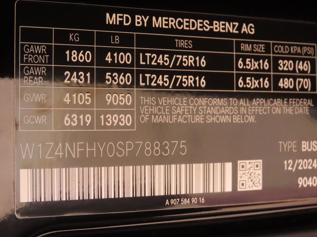 2025 Mercedes-Benz Sprinter Passsenger Image 31 of 31