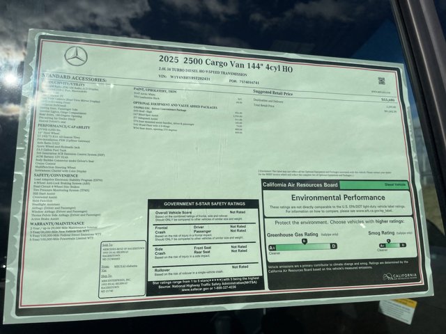 2025 Mercedes-Benz Sprinter Cargo Image 10 of 11