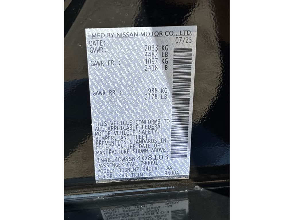 2025 Nissan Altima SV Image 28 of 37