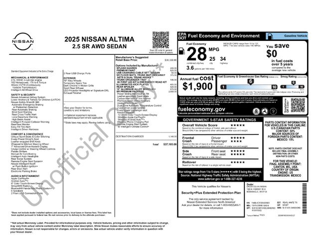 2025 Nissan Altima SR Image 26 of 28