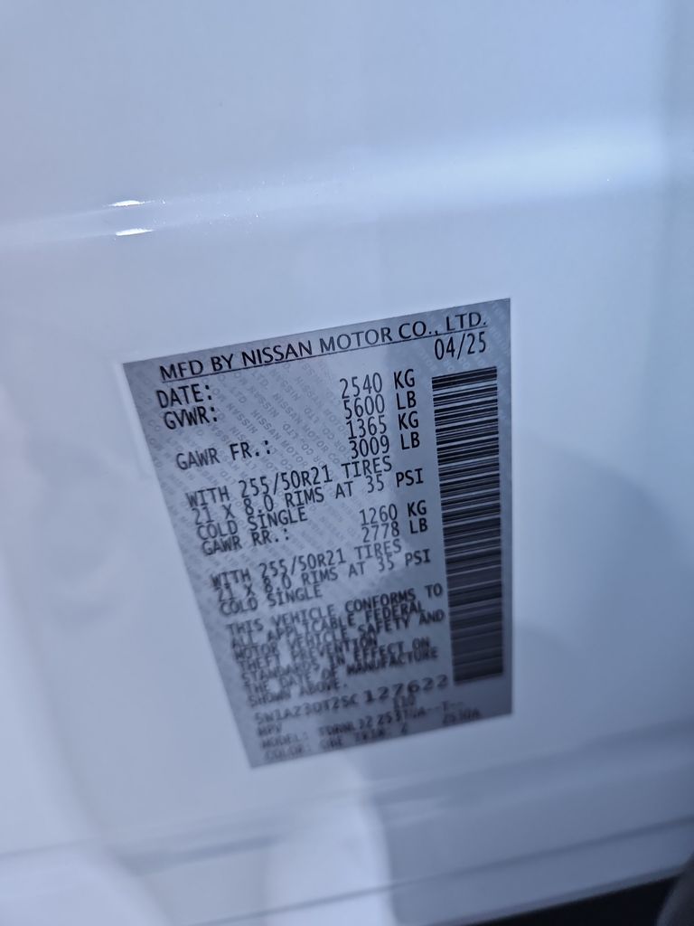 2025 Nissan Murano Platinum Image 26 of 29