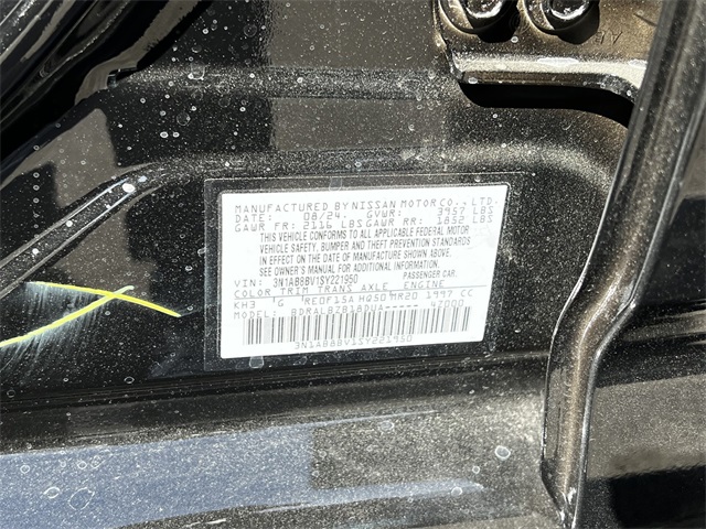 2025 Nissan Sentra S Image 28 of 28