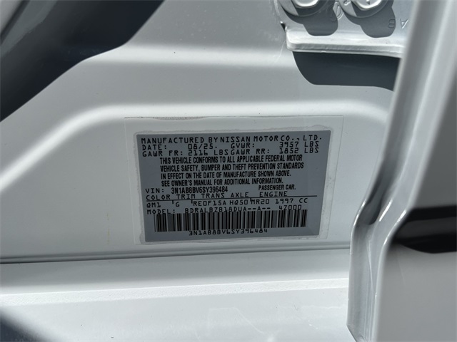 2025 Nissan Sentra S Image 23 of 28