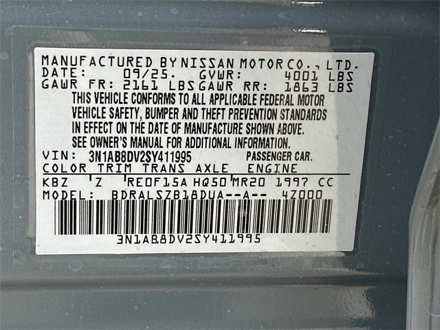 2025 Nissan Sentra SR Image 14 of 18