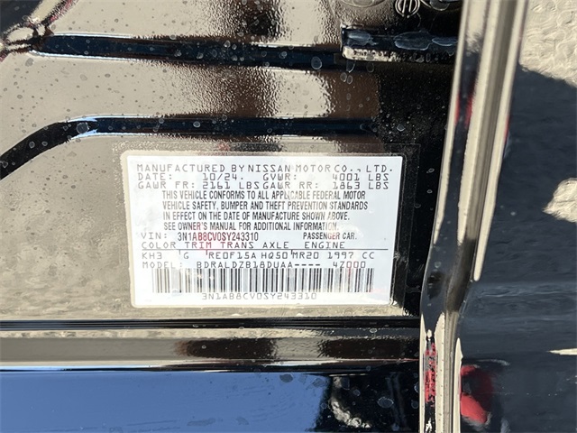 2025 Nissan Sentra SV Image 28 of 28