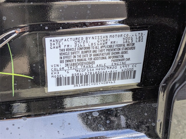 2025 Nissan Sentra SV Image 26 of 29