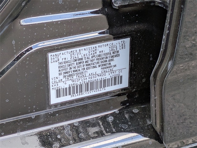 2025 Nissan Sentra SV Image 26 of 29