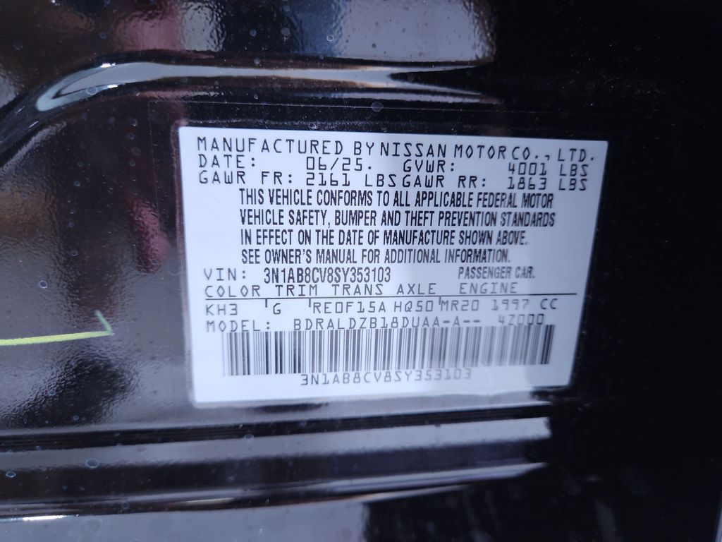 2025 Nissan Sentra SV Image 28 of 28