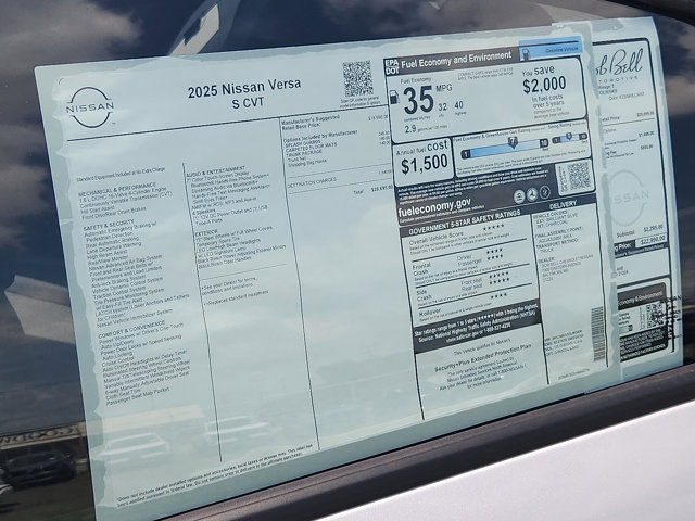 2025 Nissan Versa S Image 18 of 18