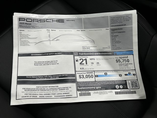 2025 Porsche Macan Base Image 50 of 62