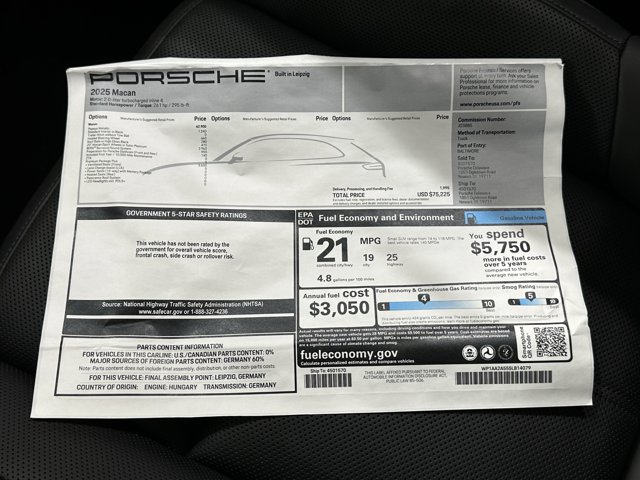 2025 Porsche Macan Base Image 51 of 60