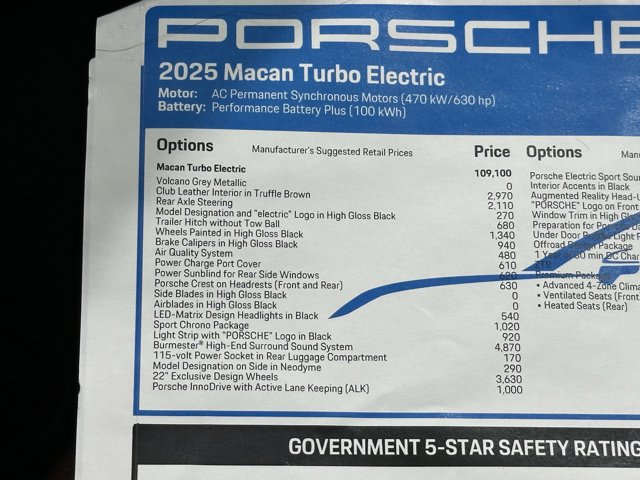 2025 Porsche Macan Electric Turbo Image 52 of 73
