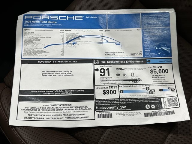 2025 Porsche Macan Electric Turbo Image 51 of 73