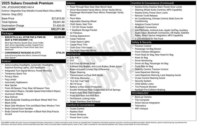 2025 Subaru Crosstrek Premium Image 21 of 28
