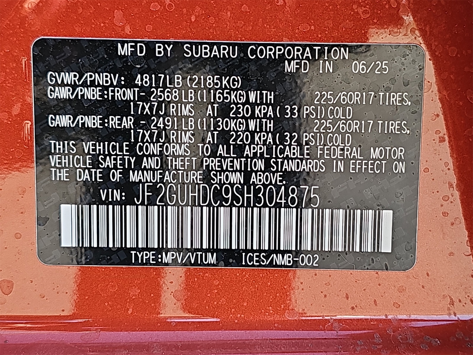 2025 Subaru Crosstrek Premium Image 32 of 37