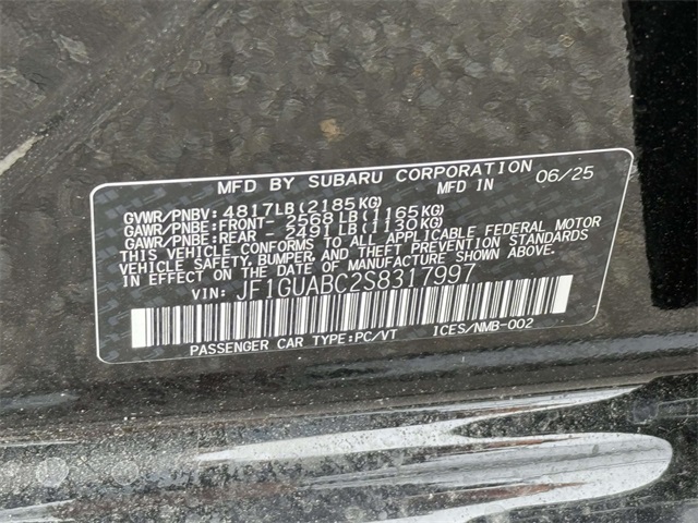 2025 Subaru Impreza Base Image 28 of 30