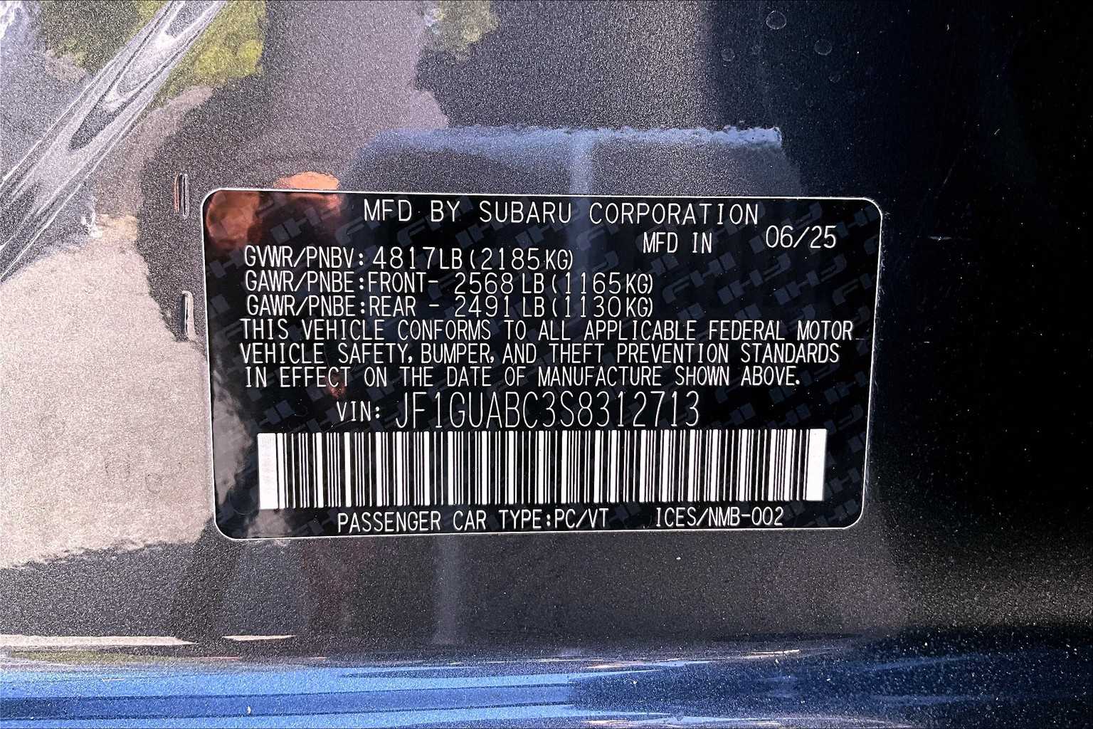 2025 Subaru Impreza Base Image 16 of 18