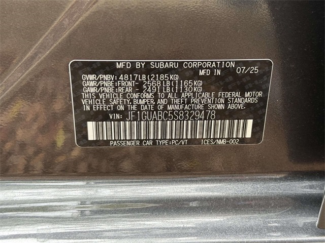 2025 Subaru Impreza Base Image 28 of 30