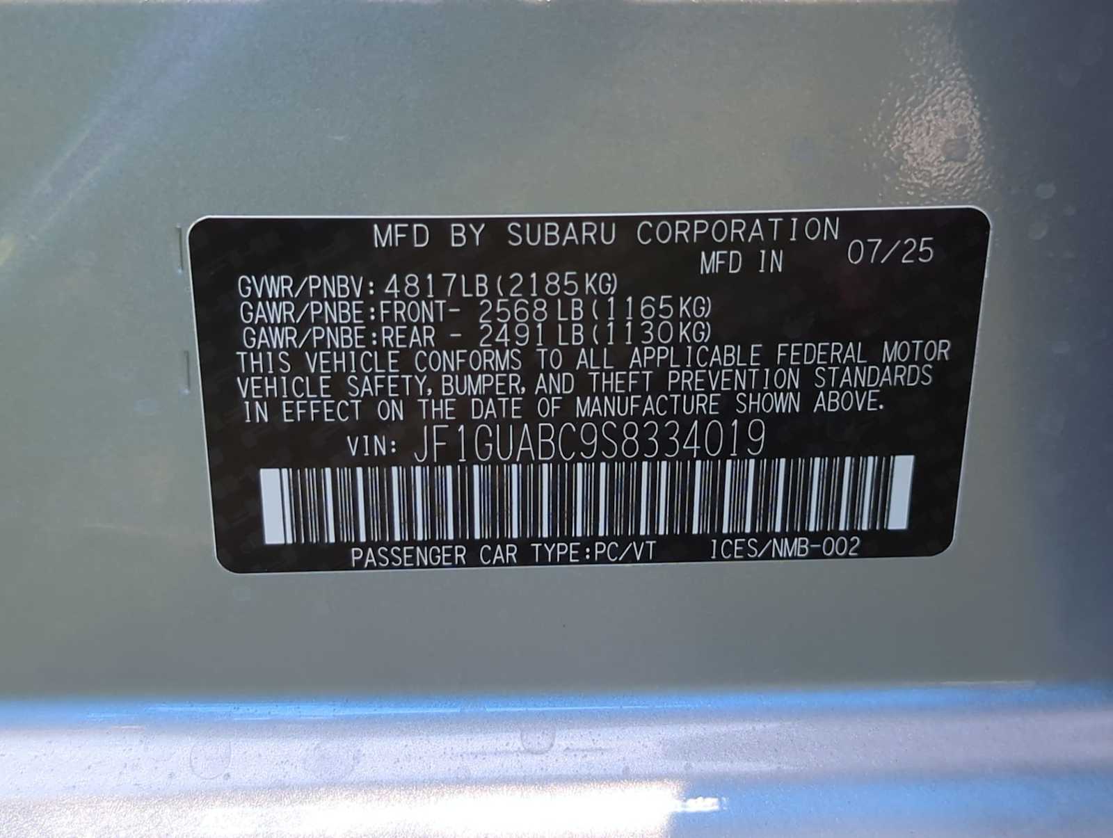 2025 Subaru Impreza Base Image 31 of 35