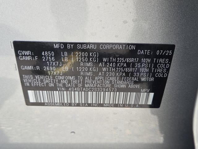 2025 Subaru Outback Premium Image 15 of 21