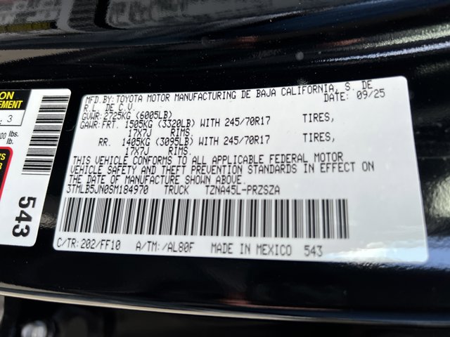 2025 Toyota Tacoma SR5 Image 10 of 10