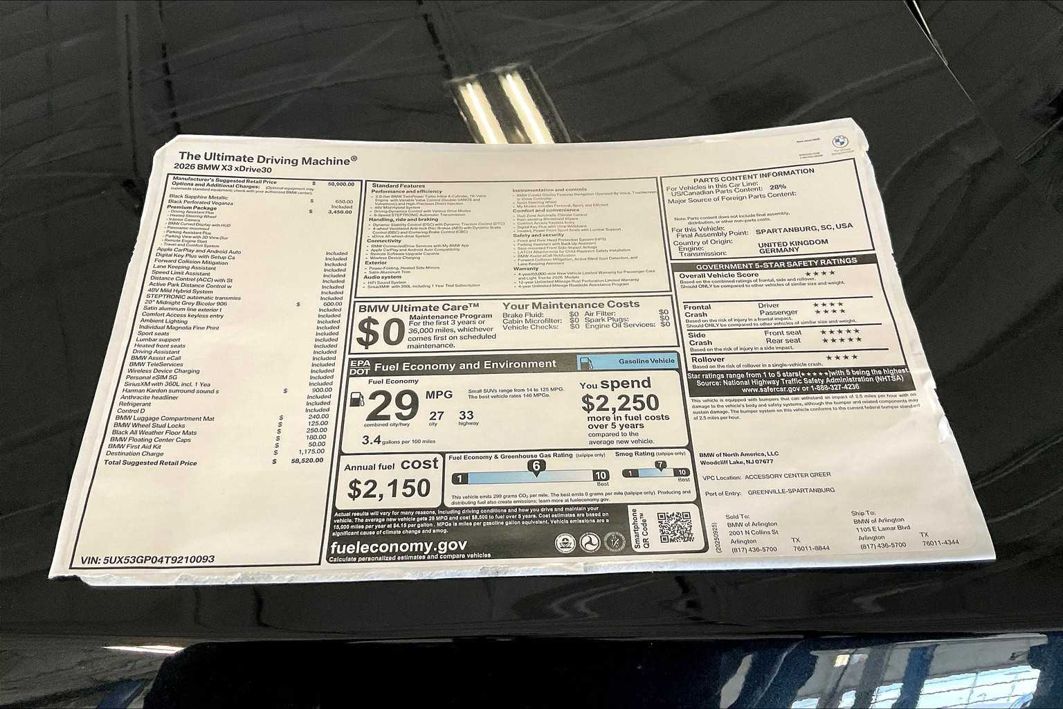 2026 BMW X3 30 xDrive Image 17 of 19