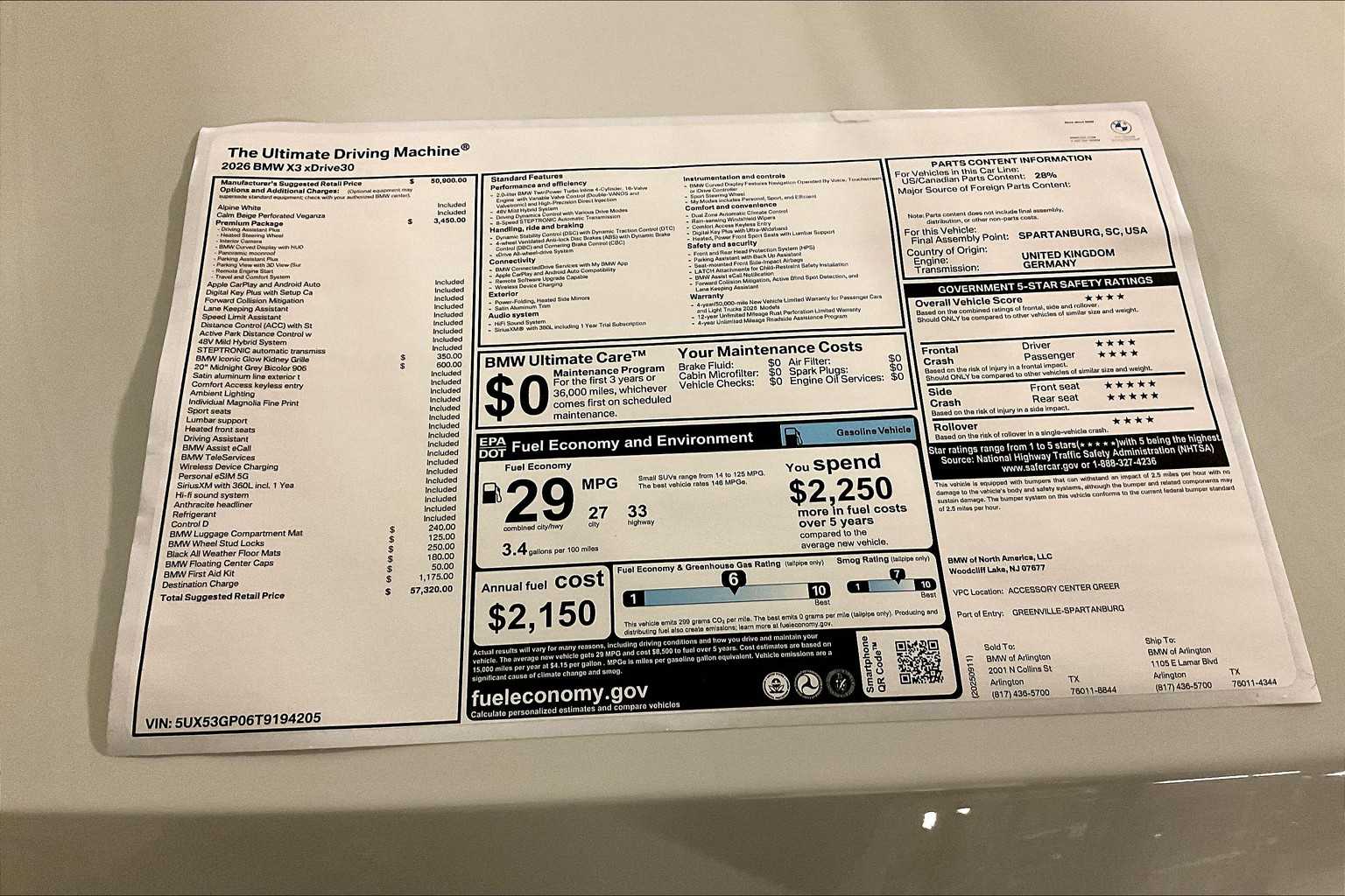 2026 BMW X3 30 xDrive Image 16 of 19