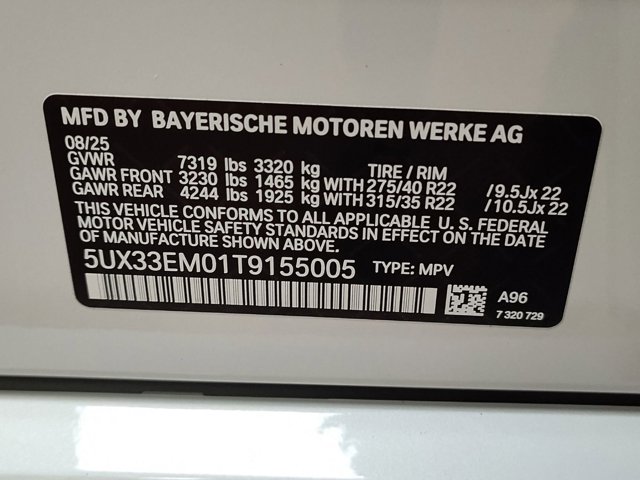 2026 BMW X7 M60i Image 21 of 29