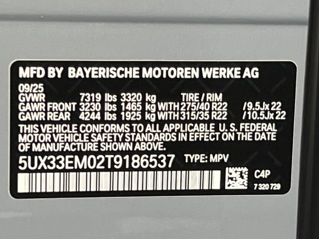 2026 BMW X7 M60i Image 31 of 38