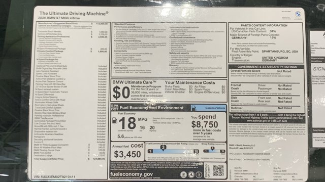 2026 BMW X7 M60i Image 27 of 31