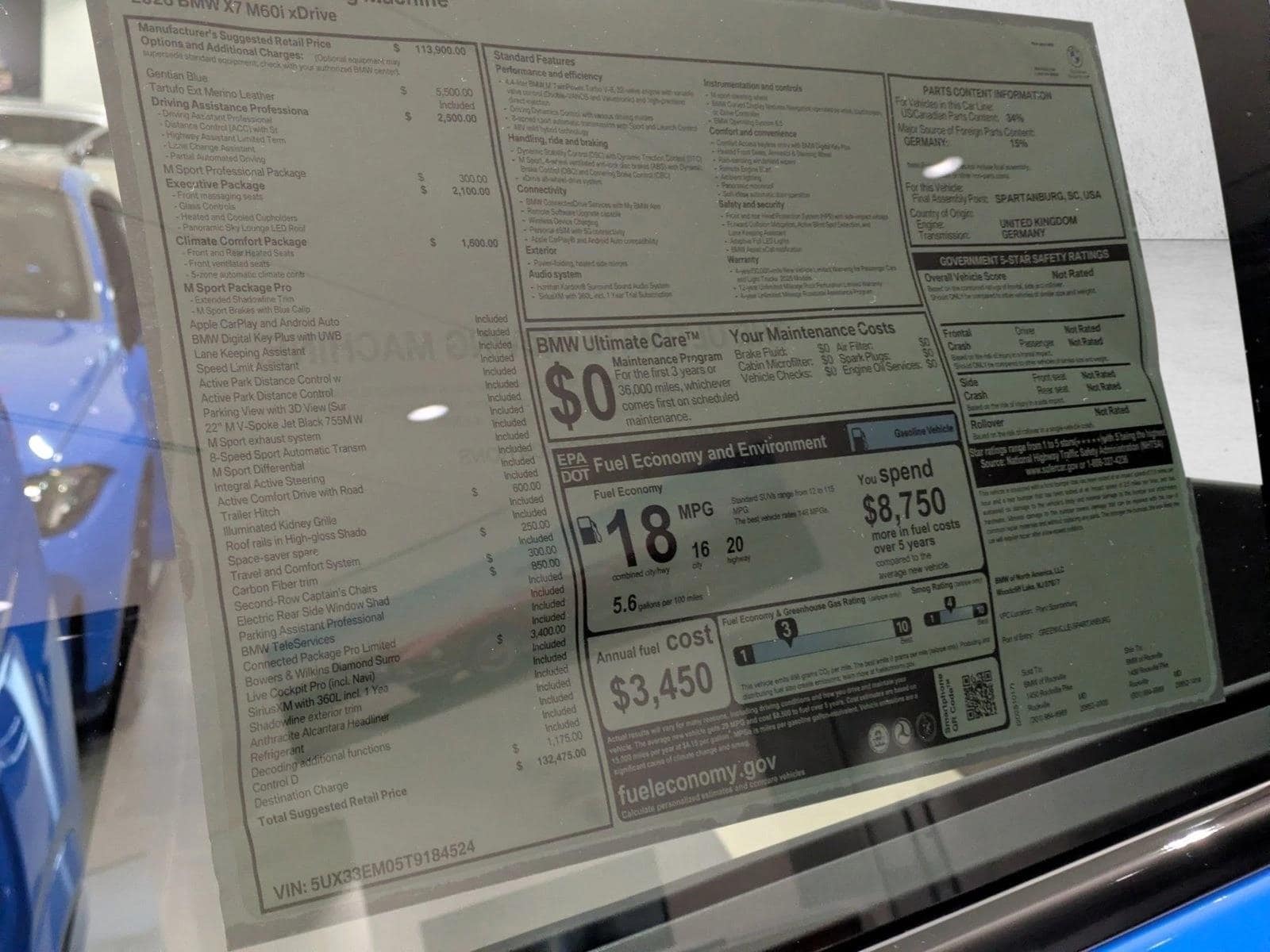 2026 BMW X7 M60i Image 18 of 19