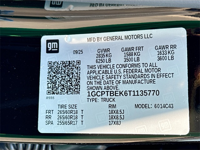 2026 Chevrolet Colorado Work Truck Image 27 of 38