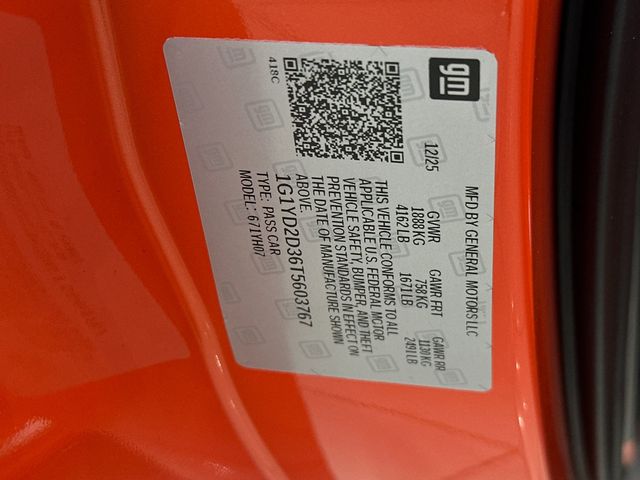 2026 Chevrolet Corvette 1LZ Image 18 of 25