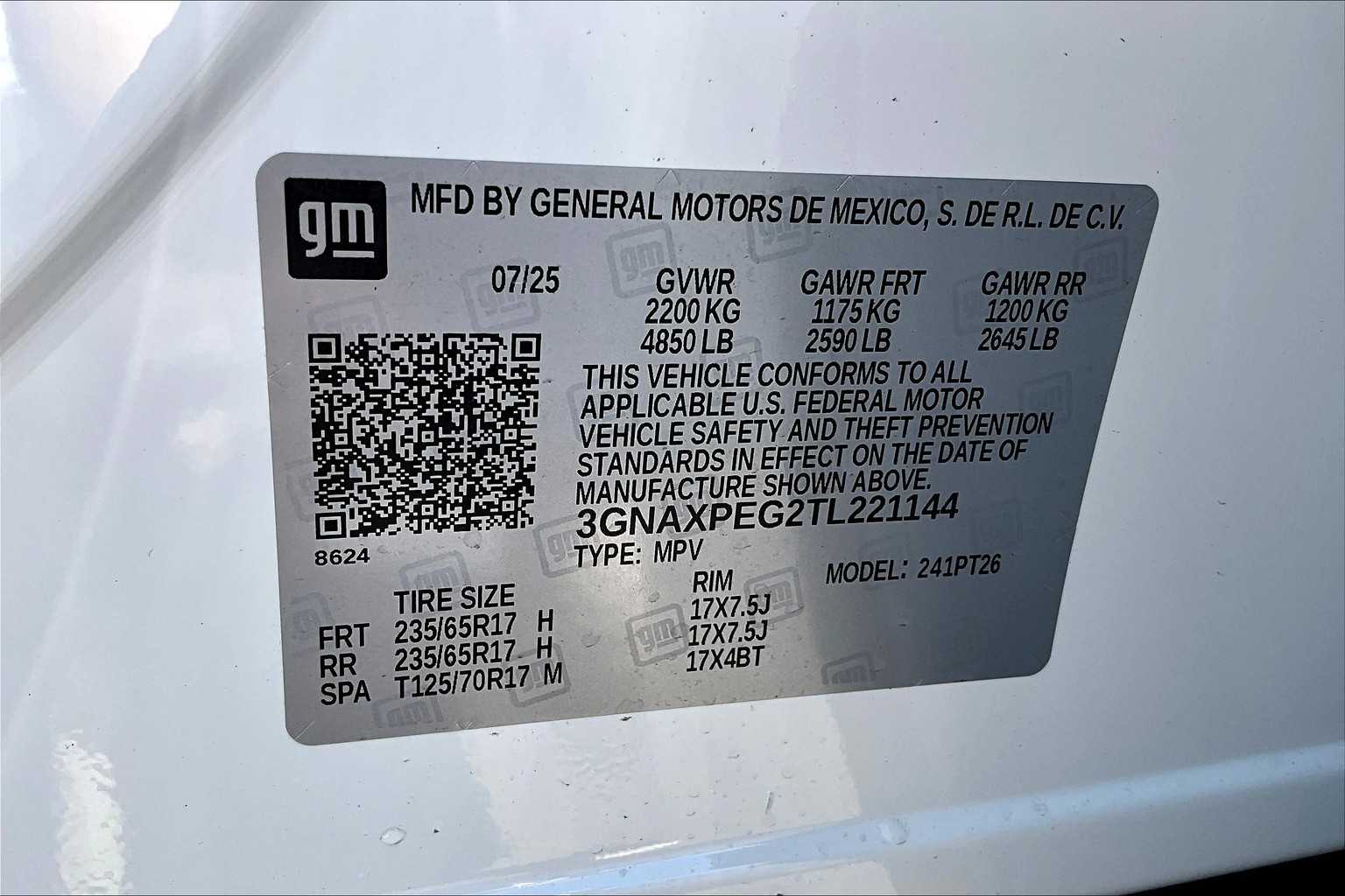 2026 Chevrolet Equinox AWD LT Image 13 of 13